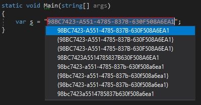 resharper-nguid-command-result