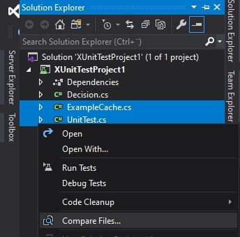 compare-two-files-using-file-differ-in-visual-studio