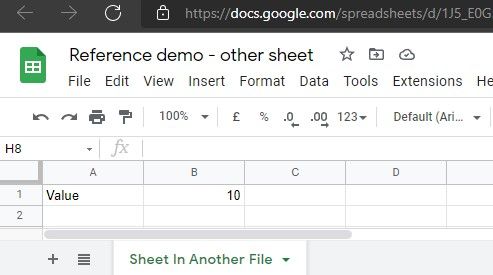 Google sheets reference cell in another sheet file part 1